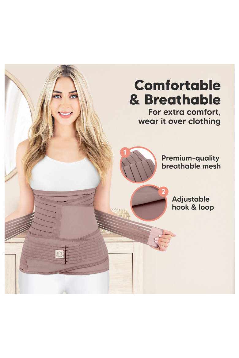 Revive 3-in-1 Postpartum Recovery Support Belt, Alternate, color, Dusty Plum