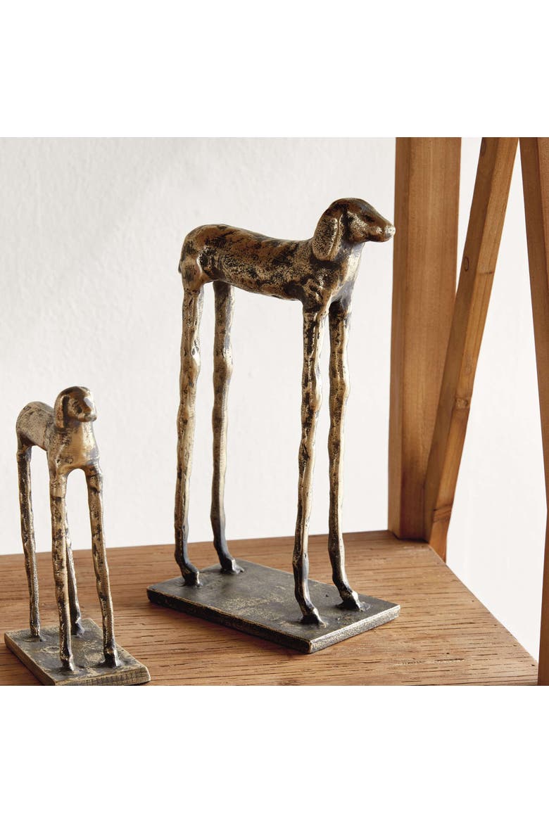 Two Hounds Set Of 2, Alternate, color, Gold
