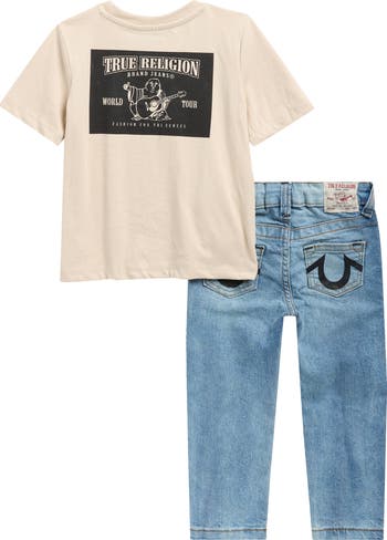 Horseshoe Graphic T-Shirt & Jeans Set