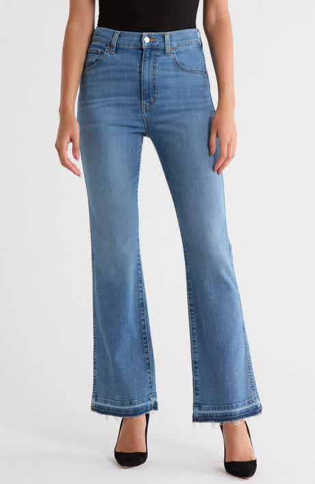 ÉTICA Willow High Waist Release Hem Ankle Slim Bootcut Jeans