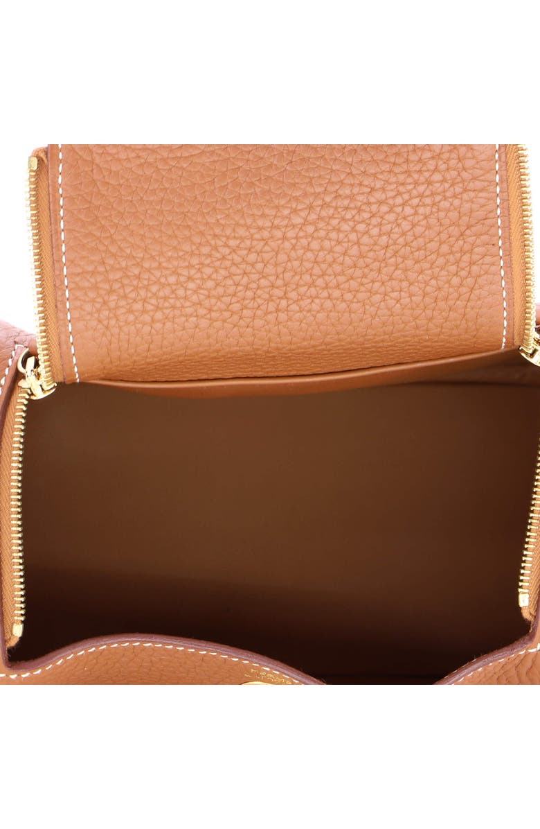 Pre-Owned Hermes Lindy Bag Clemence Mini, Alternate, color, Gold