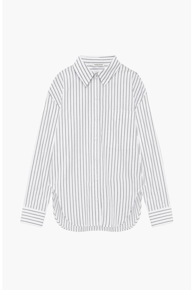 Scott Shirt, Alternate, color, White / Black Stripe
