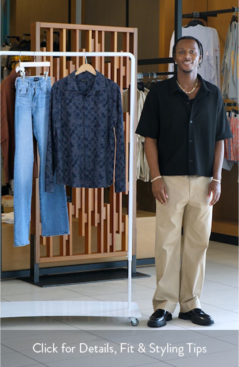 Zander Knit Button-Up Shirt, sales video thumbnail