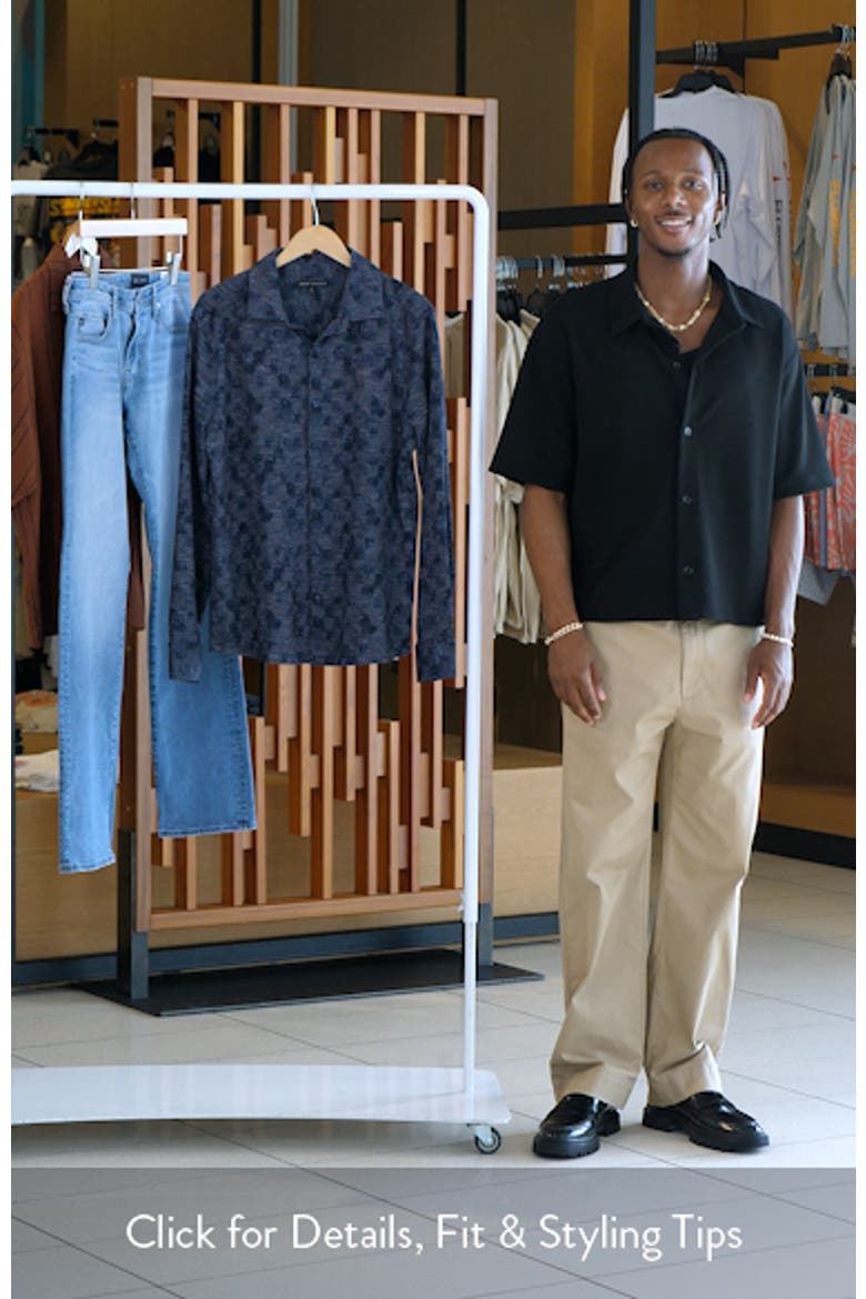 Zander Knit Button-Up Shirt video