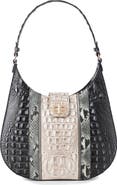 Brahmin Fallon Embossed Leather Shoulder Bag