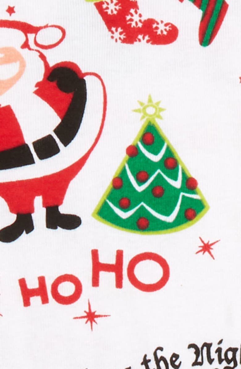 Hatley Books To Bed Kids' '12 Days of Christmas' Organic Cotton Fitted Two-Piece Pajamas & Storybook Set, Alternate, color,