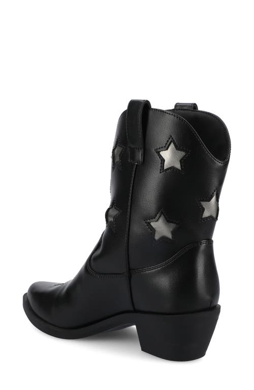Journee Collection Journee Womens Underwood Medium And Wide Width Western Star Detail Ankle Booties