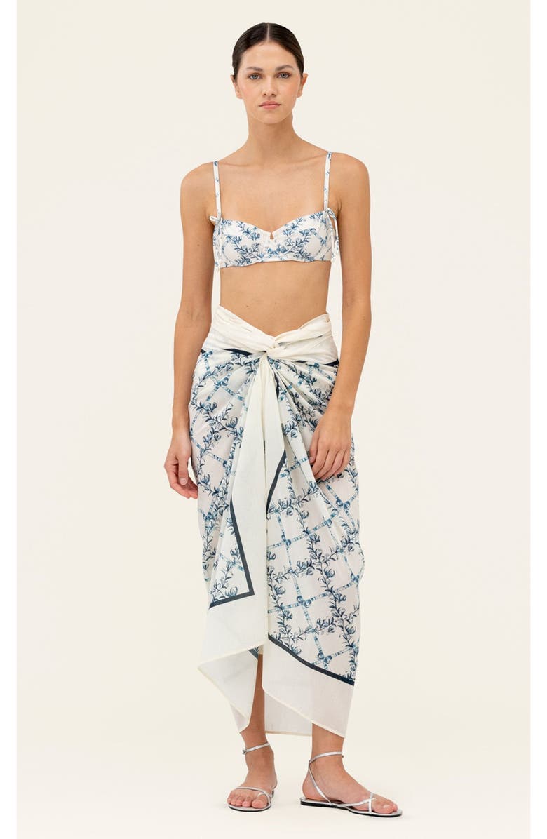 Agua by Agua Bendita Lavanda Gloriosa Pareo, Alternate, color, Multi