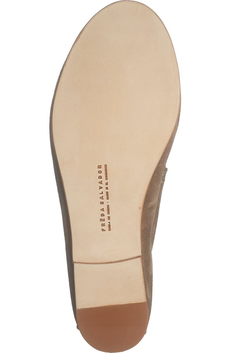 Freda Salvador Celeste Driving Loafer, Alternate, color, Sesame Suede