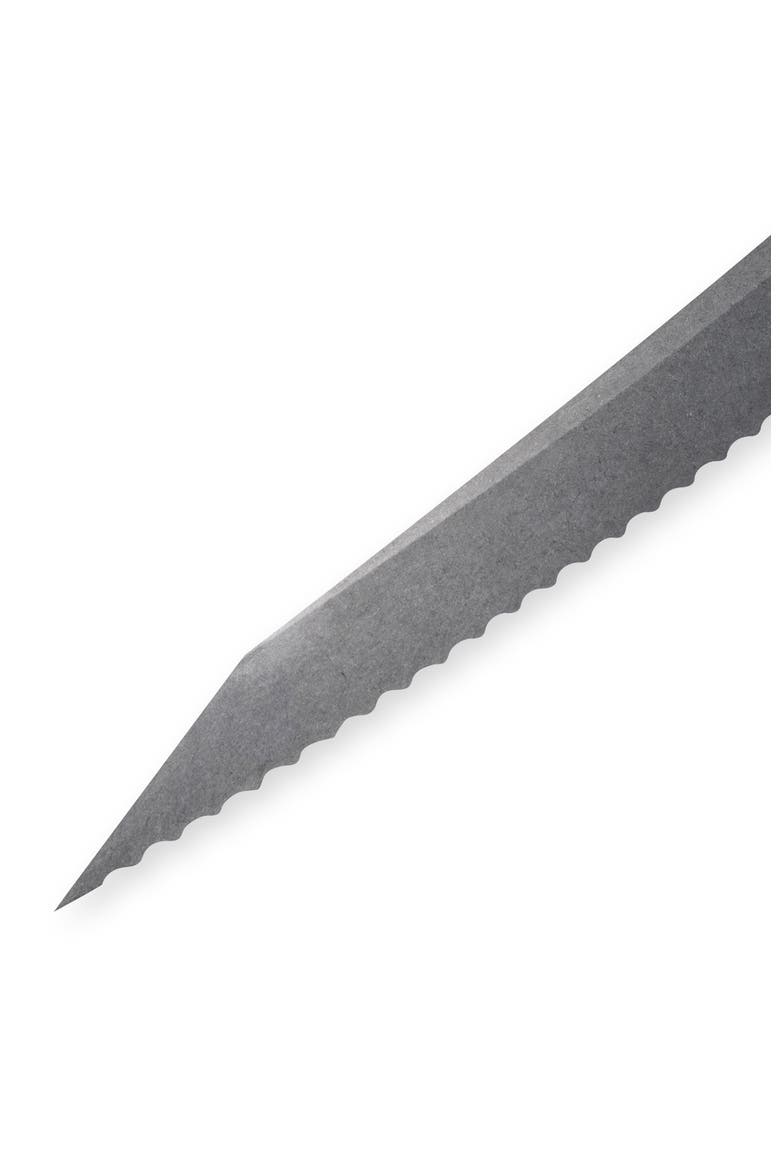Carbon Scalloped Slicer 9inches, Alternate, color, Carbon
