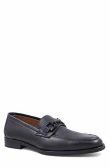 Bruno Magli Roberto Pebbled Bit Loafer