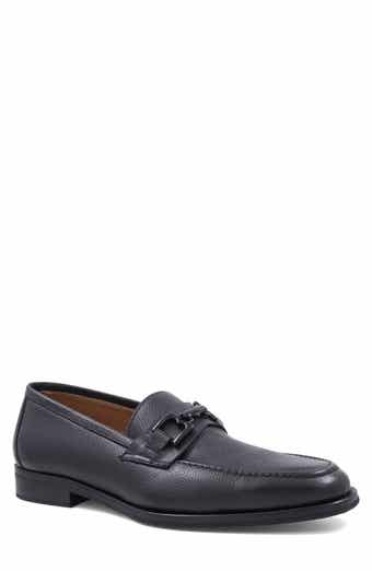 Bruno Magli Roberto Pebbled Bit Loafer
