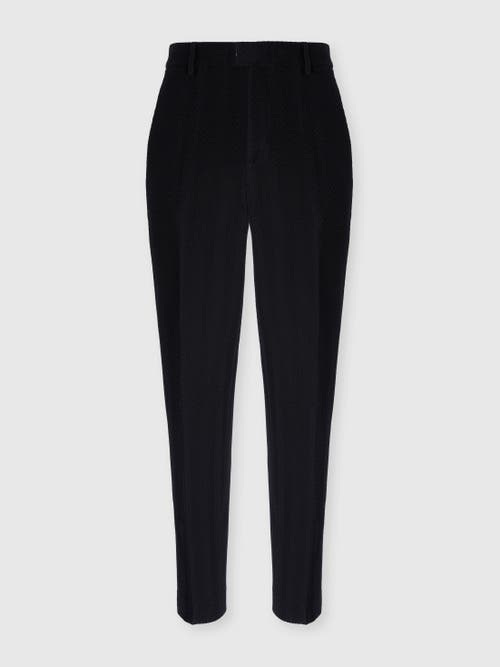 Missoni Straight Pants With Zigzag Pattern In Black