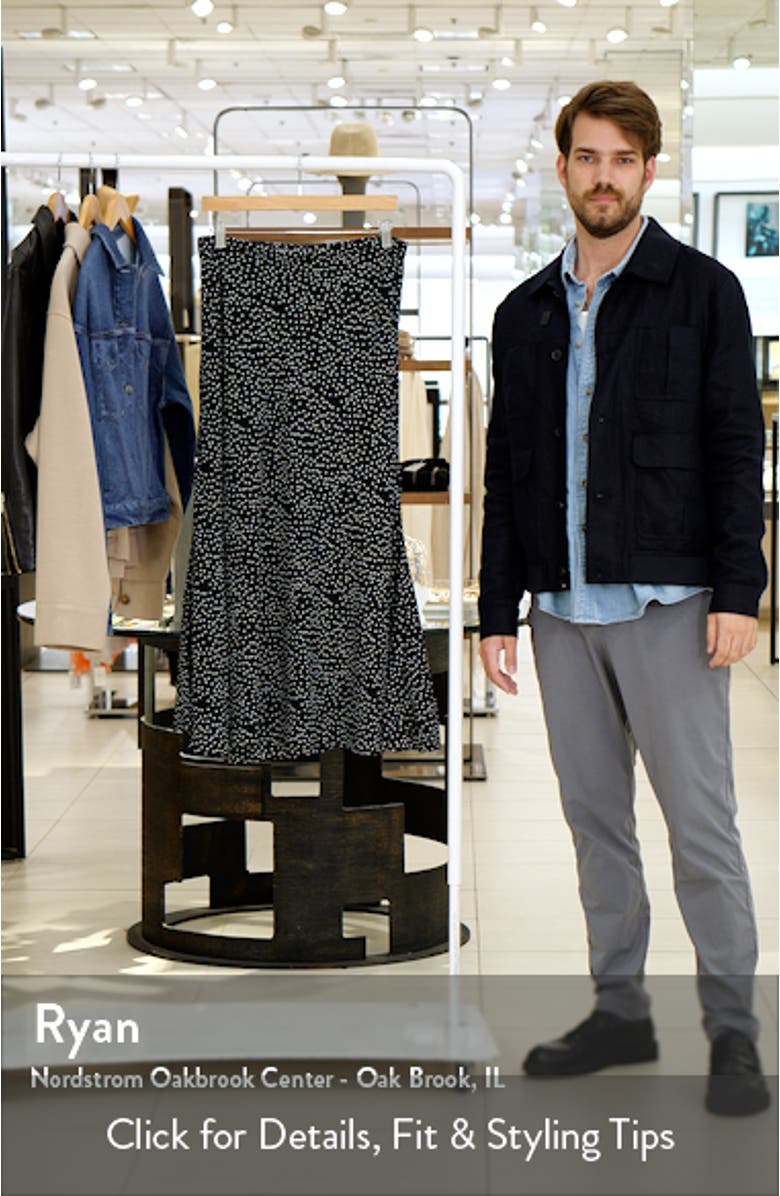 Monroe Polka Dot Maxi Skirt, sales video thumbnail