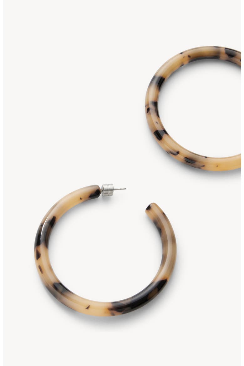 Bold Hoops, Alternate, color, Blonde Tortoise