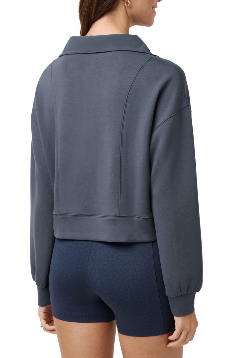 TravisMathew Skyloft Soft Perforated Half Zip Pullover, Alternate, color, 