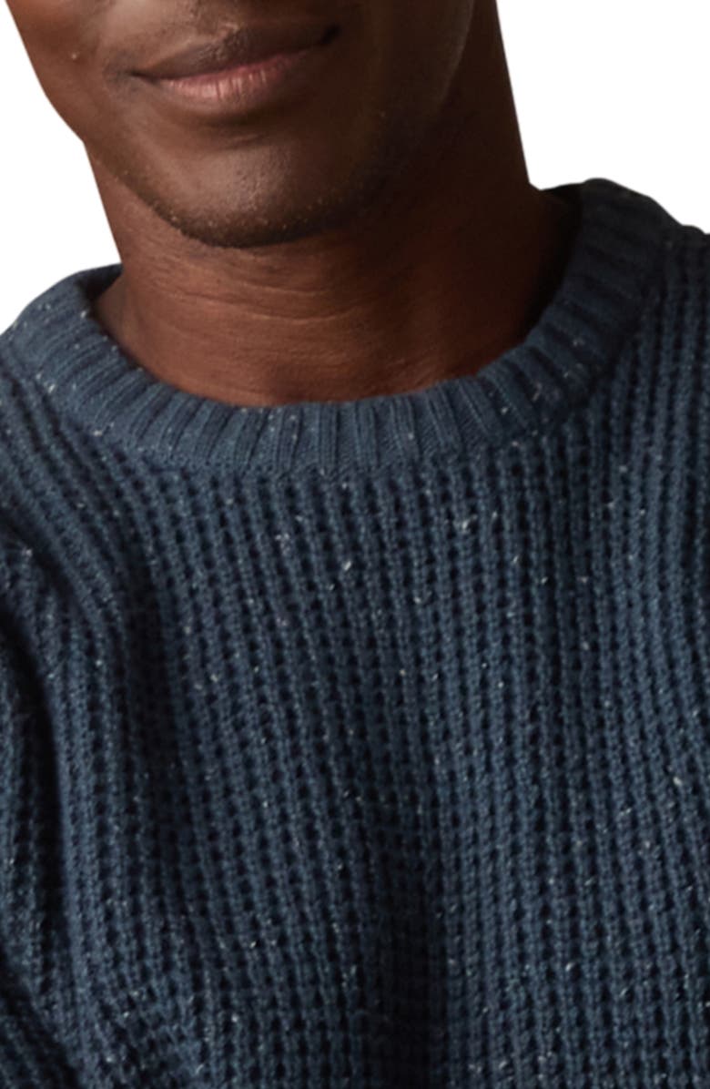 The Normal Brand SeaWool Nep Crewneck Sweater, Alternate, color, Waterloo