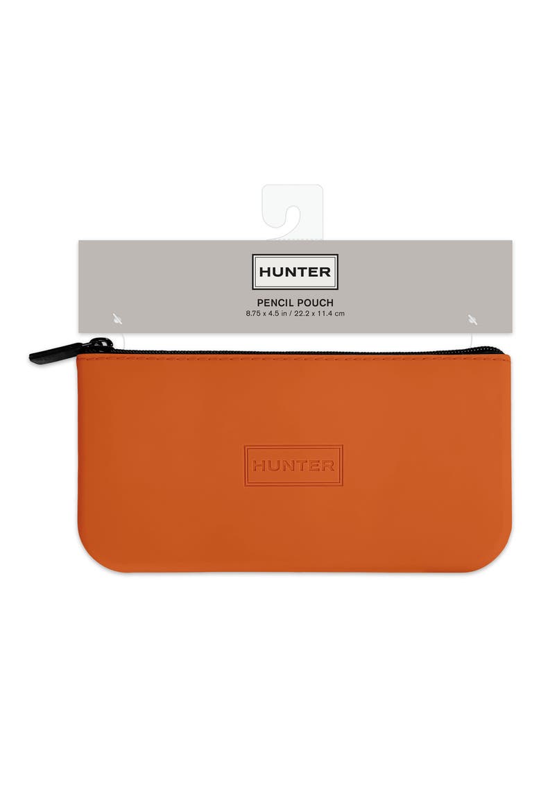 Silicone Pencil Pouch, Alternate, color, ORANGE