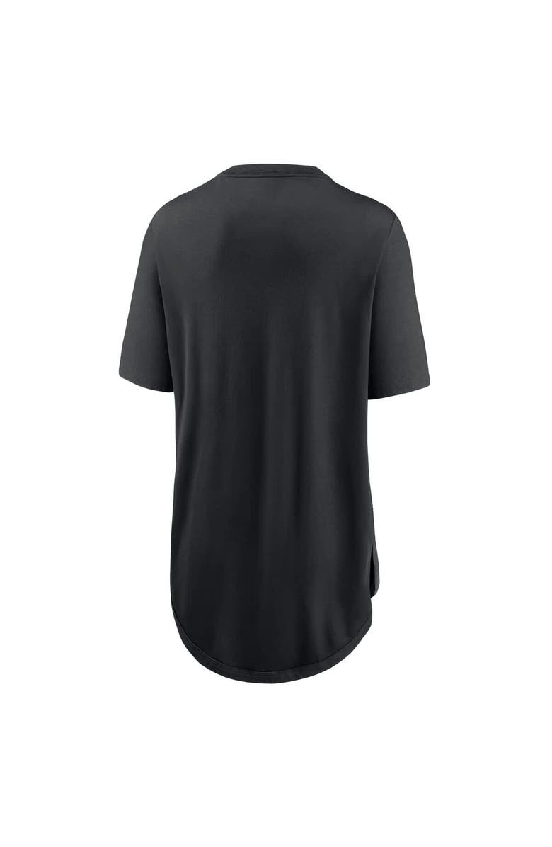 Nike Women's Nike Black Colorado Rockies Mascot Outline Weekend Tri-Blend T-Shirt, Alternate, color, 