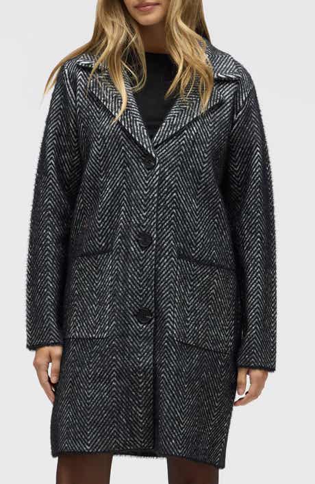 NVLT Chevron Print Eyelash Coat