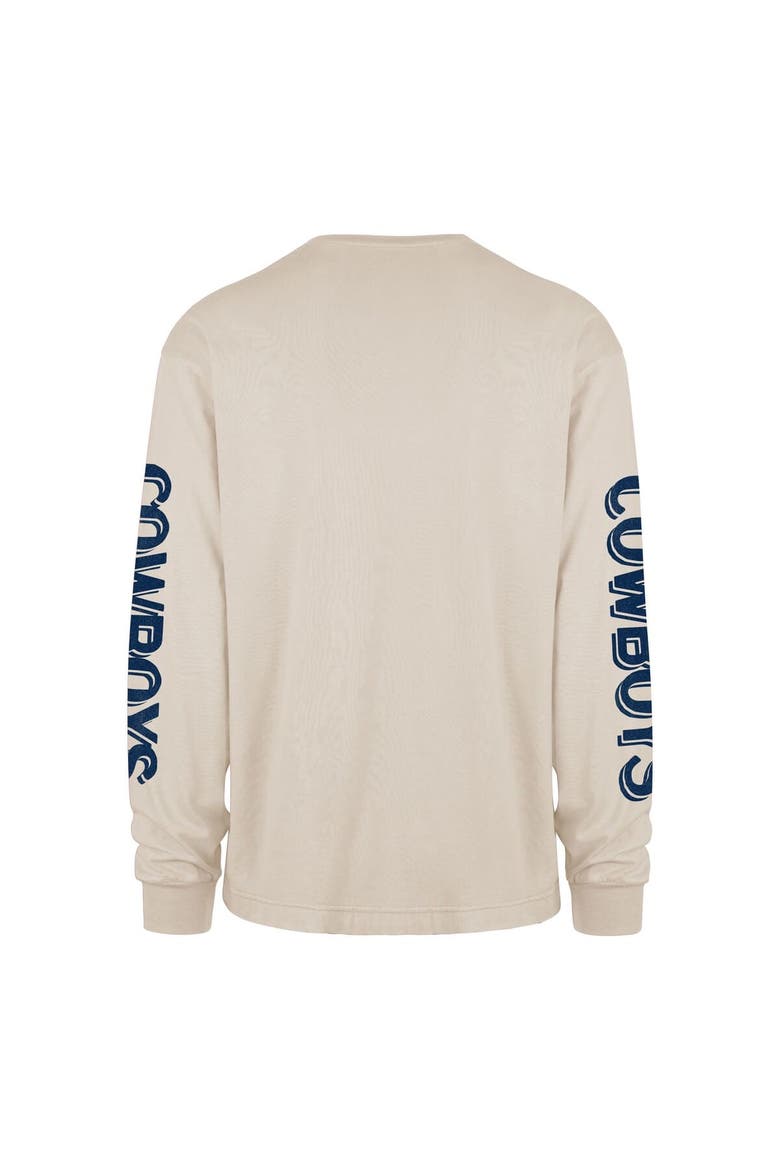 Men's '47 Tan Dallas Cowboys Cairn Ravine Foundation Long Sleeve T-Shirt, Alternate, color, Tan