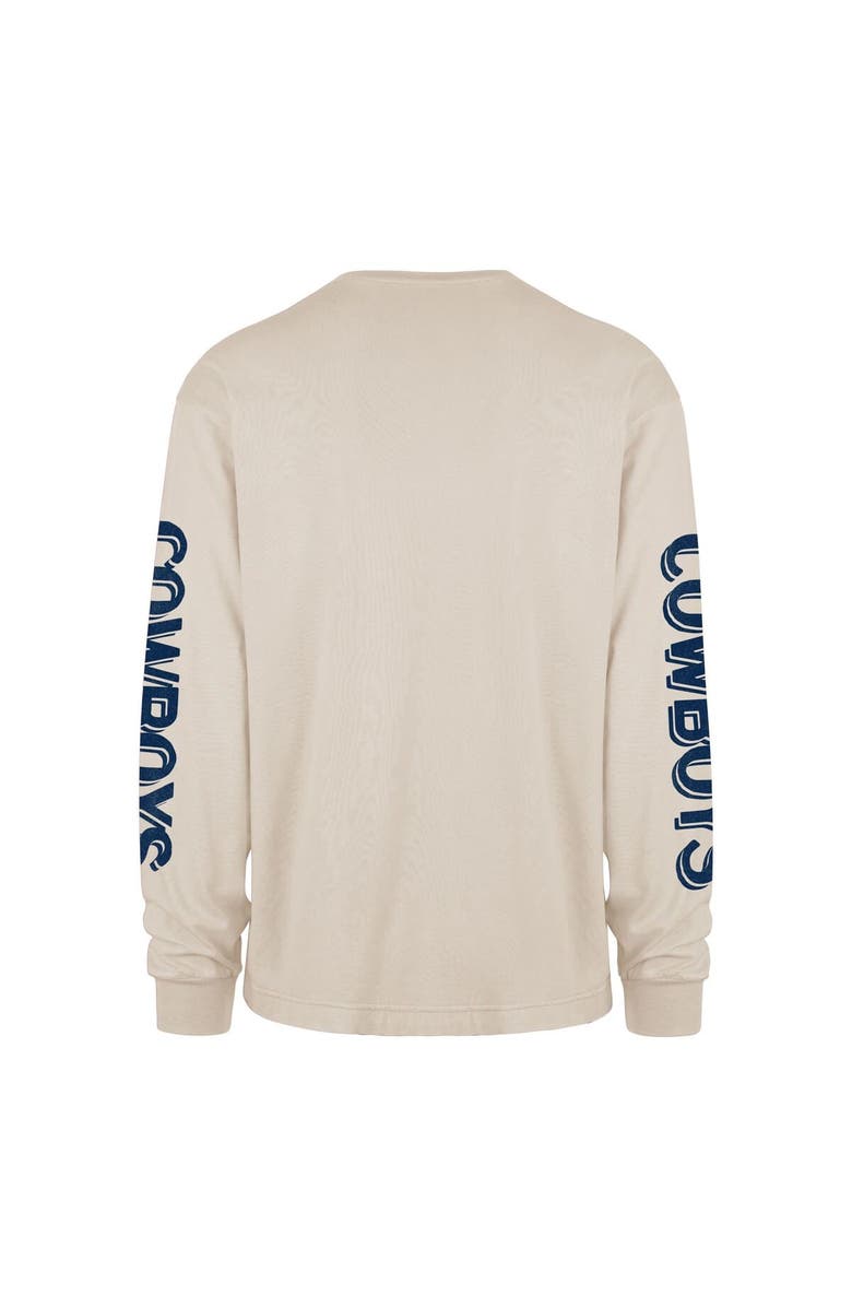 '47 Men's '47 Tan Dallas Cowboys Cairn Ravine Foundation Long Sleeve T-Shirt, Alternate, color, Tan