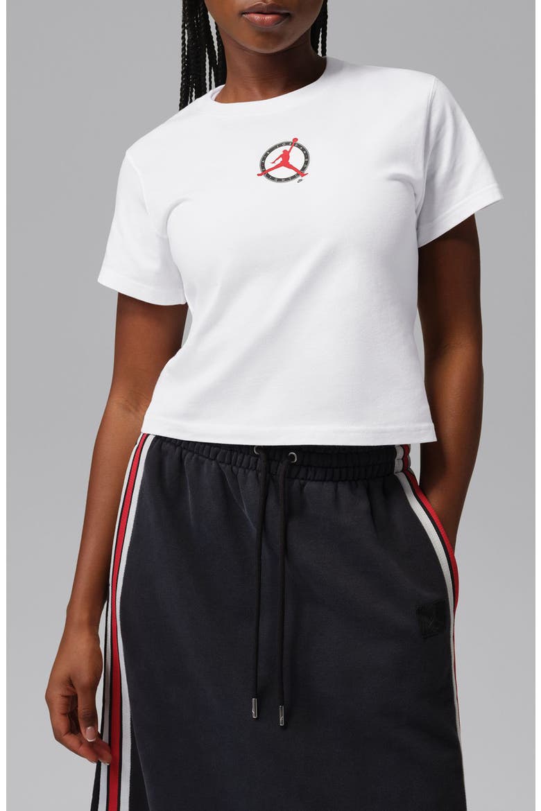 Jumpman Graphic T-Shirt, Main, color, WHITE