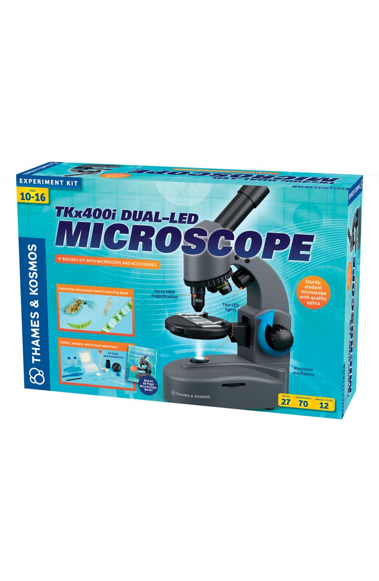Thames & Kosmos TKx400i Dual-LED Microscope, Main, color,