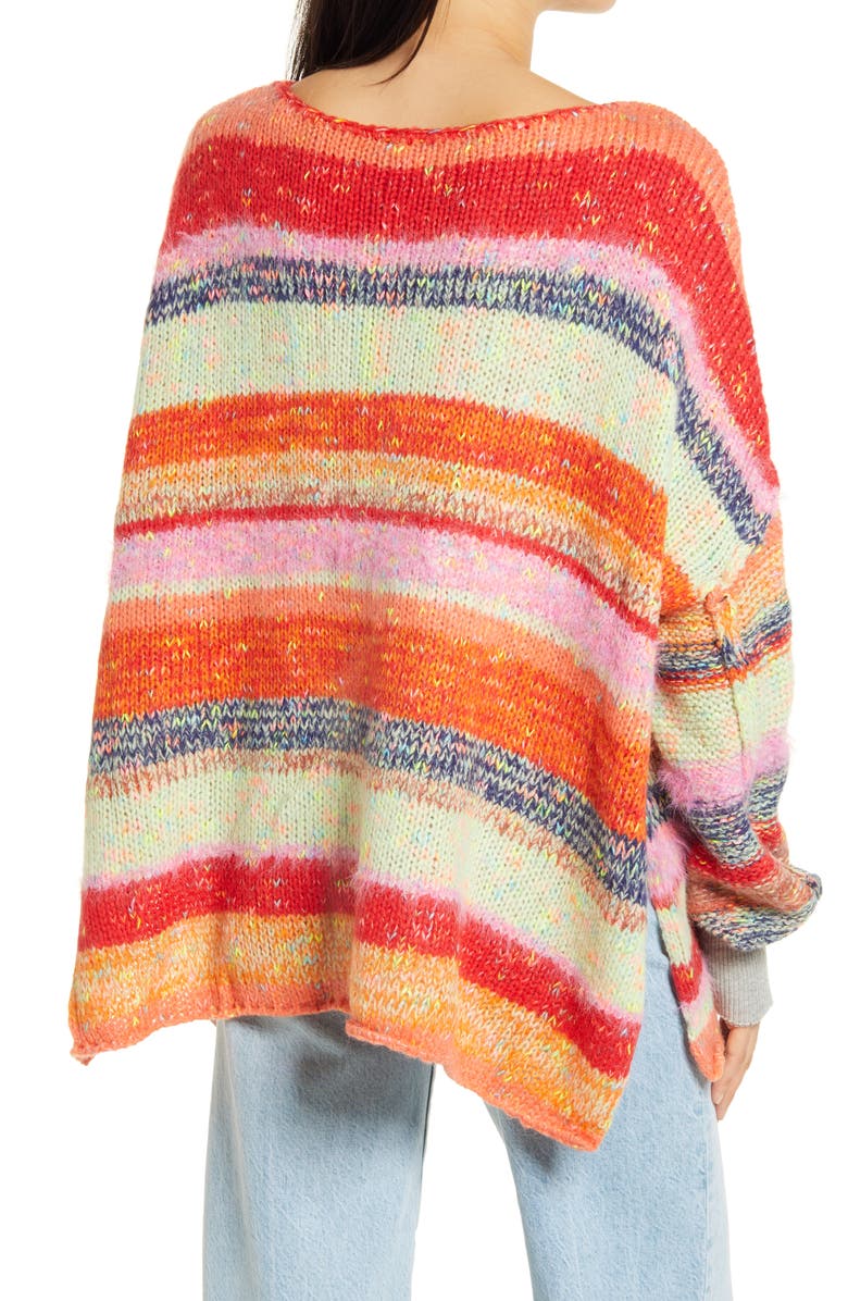 Free People String Lights Oversize Sweater, Alternate, color, 