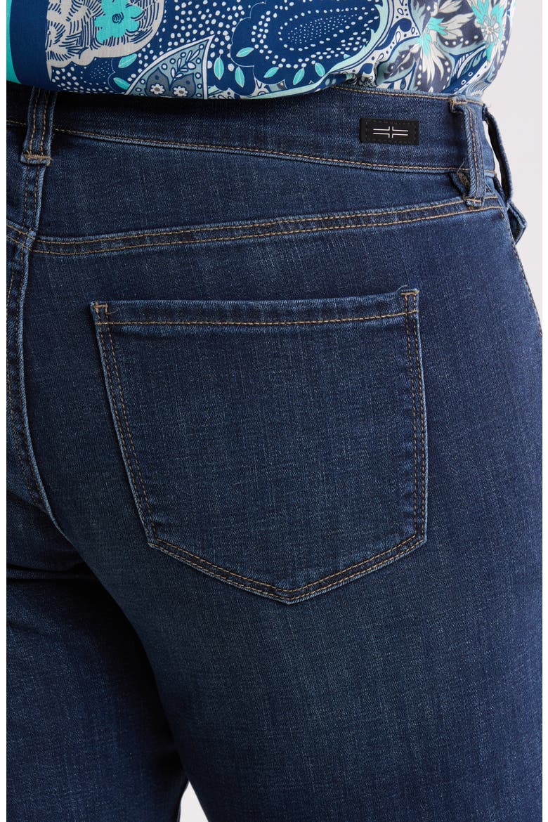 Hannah Mini Patch Pocket Flare Jeans, Alternate, color, MOON LIGHT