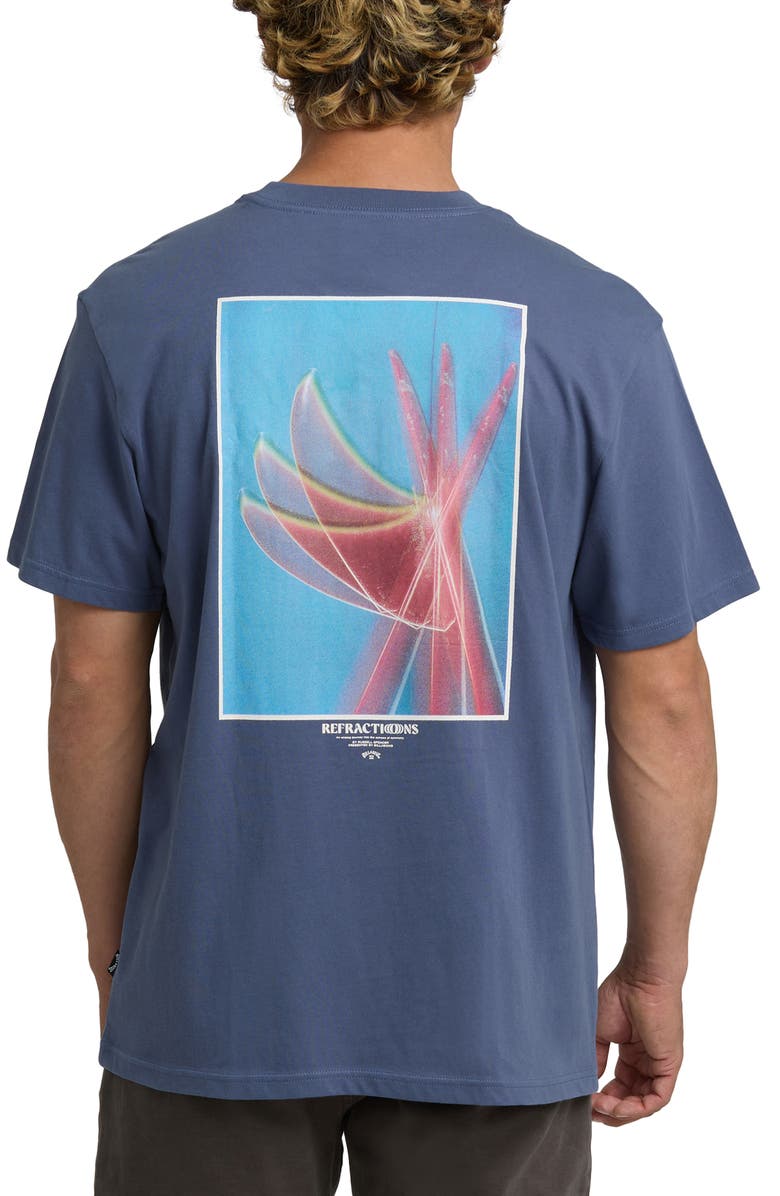 Billabong Flower Graphic T-Shirt, Alternate, color, Vintage Indigo