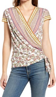 Loveappella Wrap Front Top