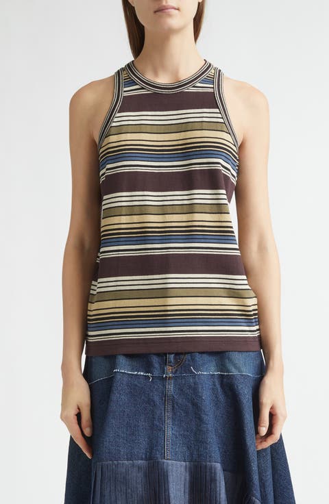 Horizontal Stripe Tank