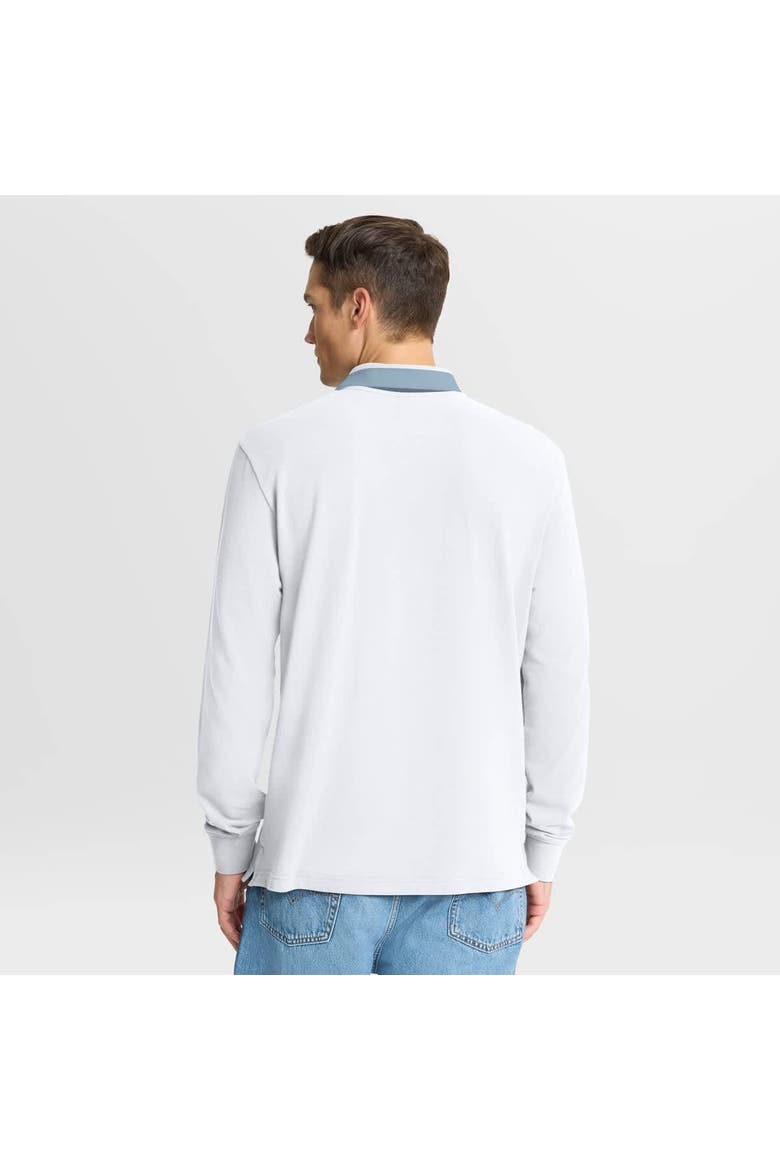 Men's Fanatics White Milano Cortina 2026 Winter Olympics Tipped Long Sleeve Polo, Alternate, color, White