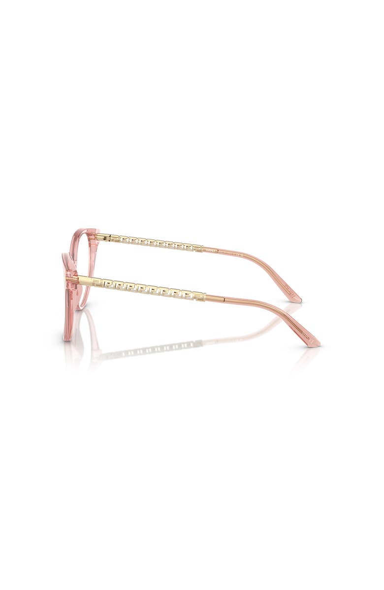 Versace 54mm Cat Eye optical glasses, Alternate, color, Pink