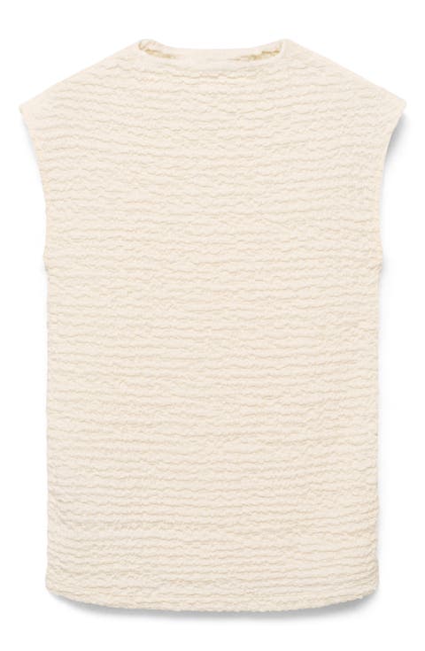 Cotton Blend Crepe Maternity Top