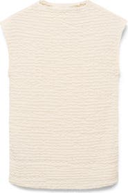 MANGO Cotton Blend Crepe Maternity Top