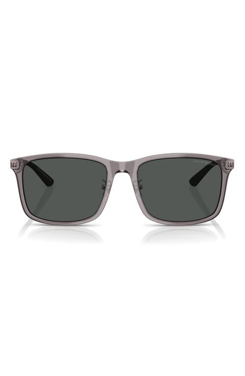57mm Square Sunglasses
