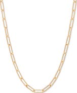 Brook and York Colette Paper Clip Chain Necklace