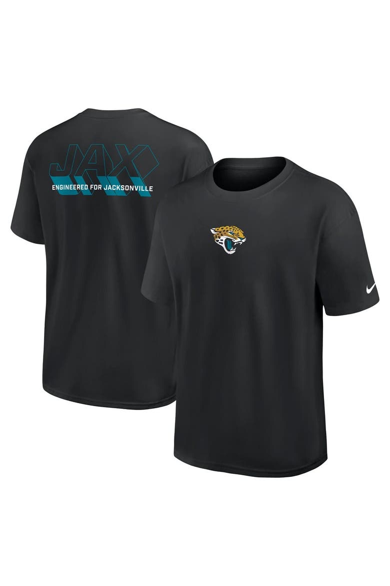 Men's Nike Black Jacksonville Jaguars Dominate The Game Essential Max90 T-Shirt, Main, color, Black