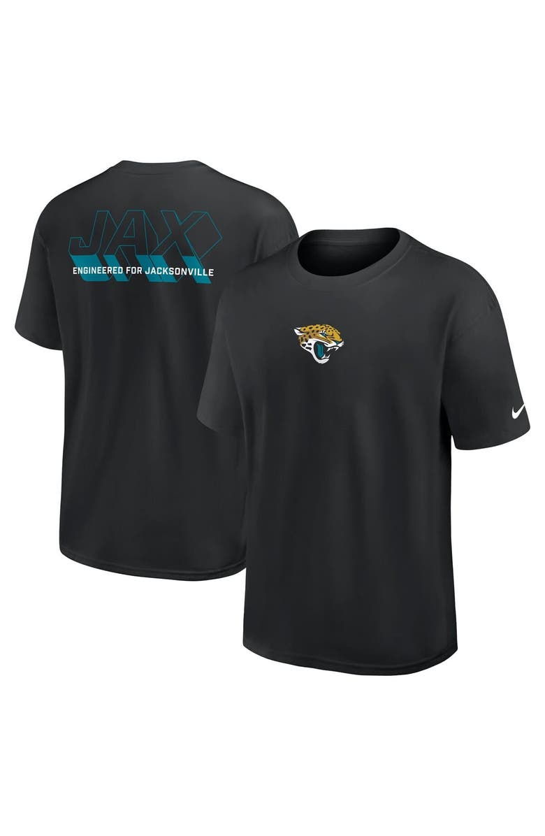 Nike Men's Nike Black Jacksonville Jaguars Dominate The Game Essential Max90 T-Shirt, Main, color, Black