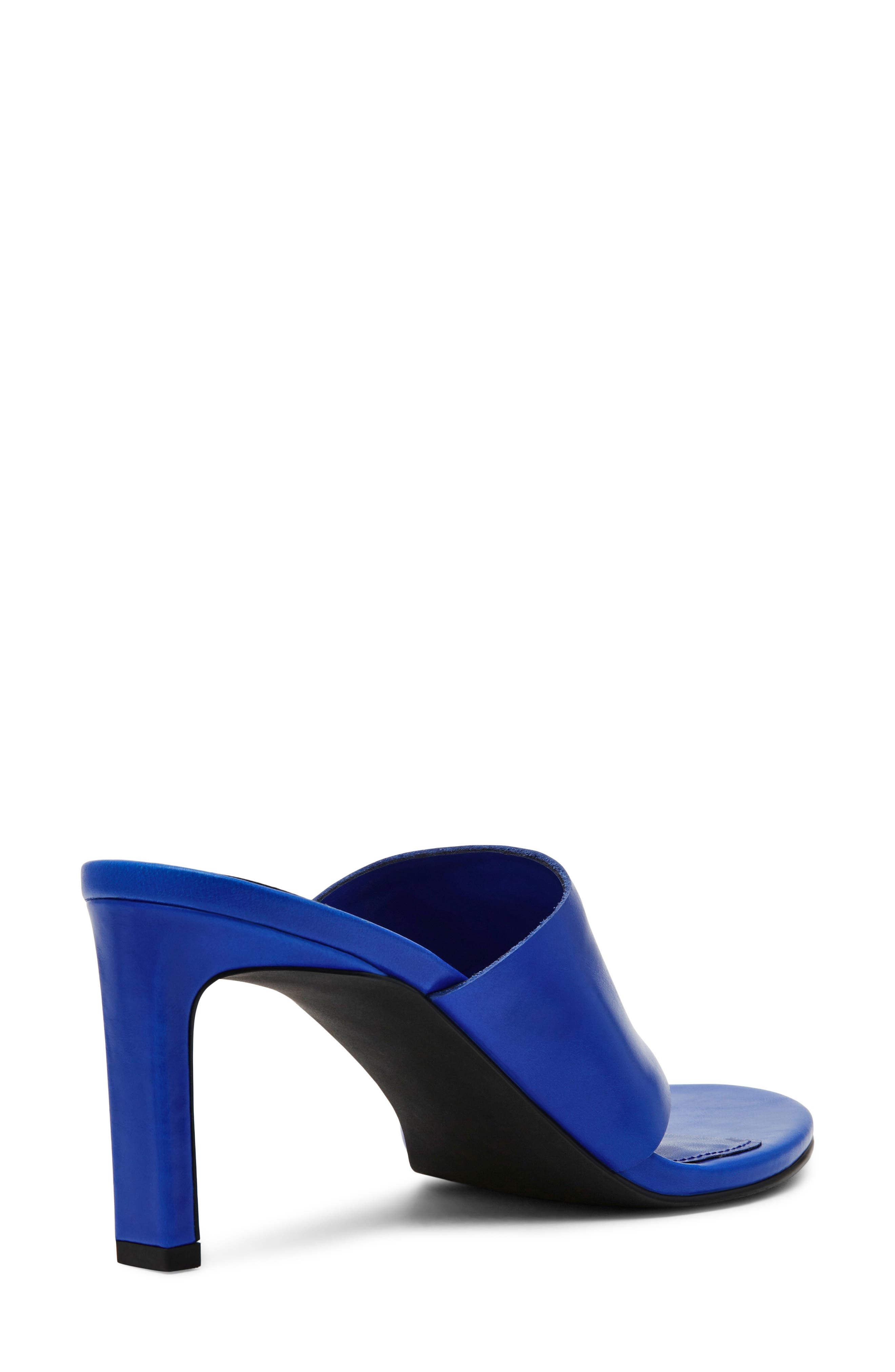 Steve Madden Valentin Slide Sandal, Alternate, color, Blue Leather