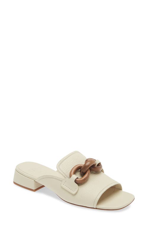 Shop Pedro Garcia Enna Slide Sandal In Ivory Walnut