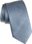 Canali Geometric Silk Tie