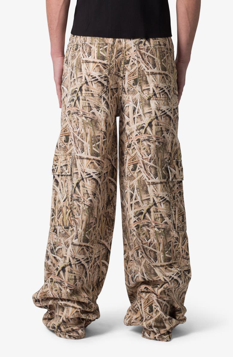 mnml Void Baggy Cargo Jeans, Alternate, color, Grass Camo