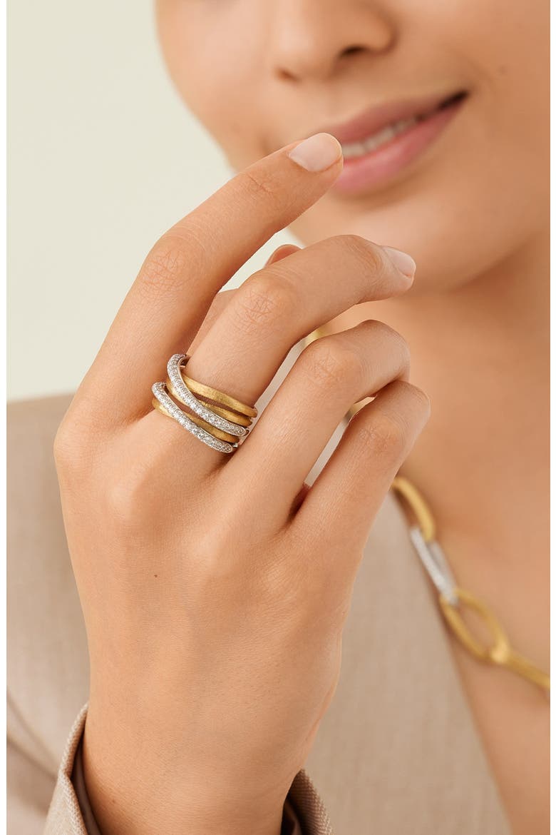 Jaipur Diamond Ring, Alternate, color, YL/ WH GOLD