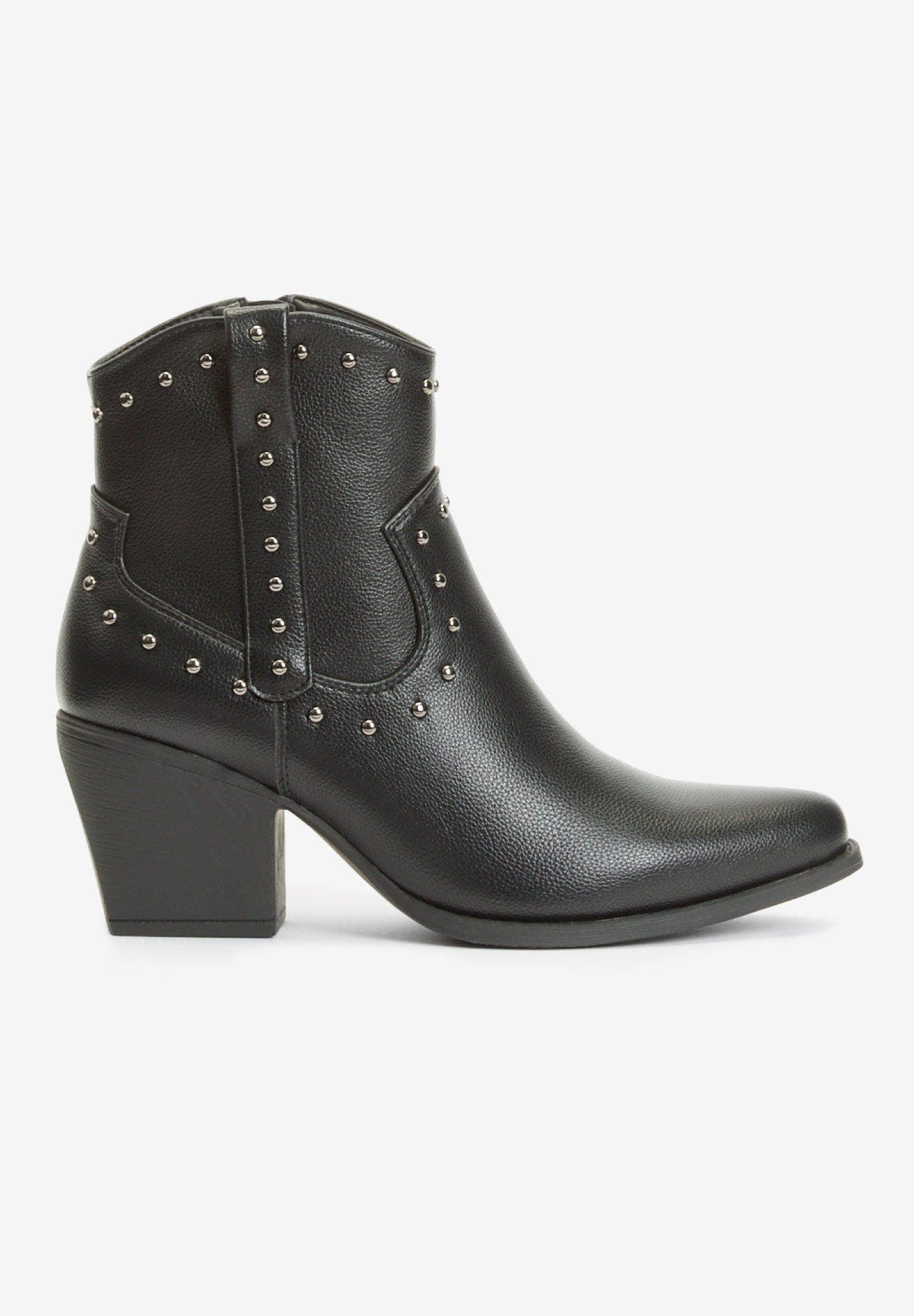 The Hattie Bootie, Alternate, color, BLACK