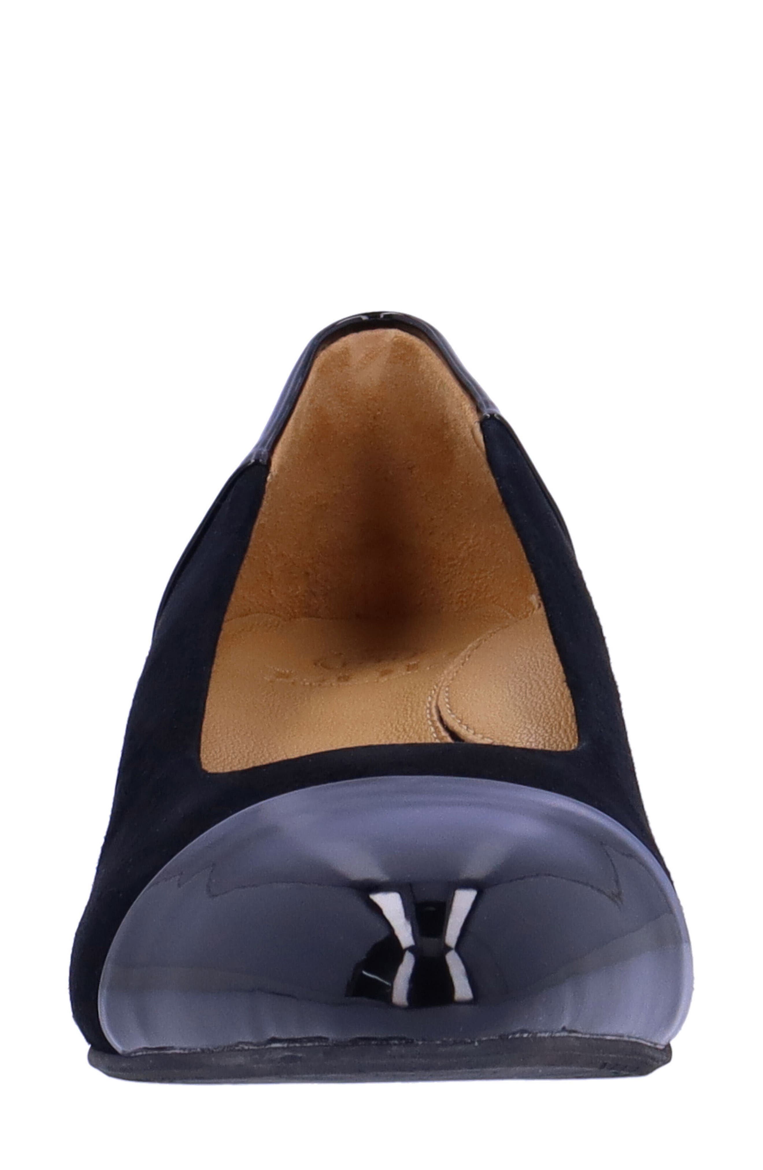 L'Amour des Pieds Kishita Cap Toe Kitten Heel Pump, Alternate, color, 