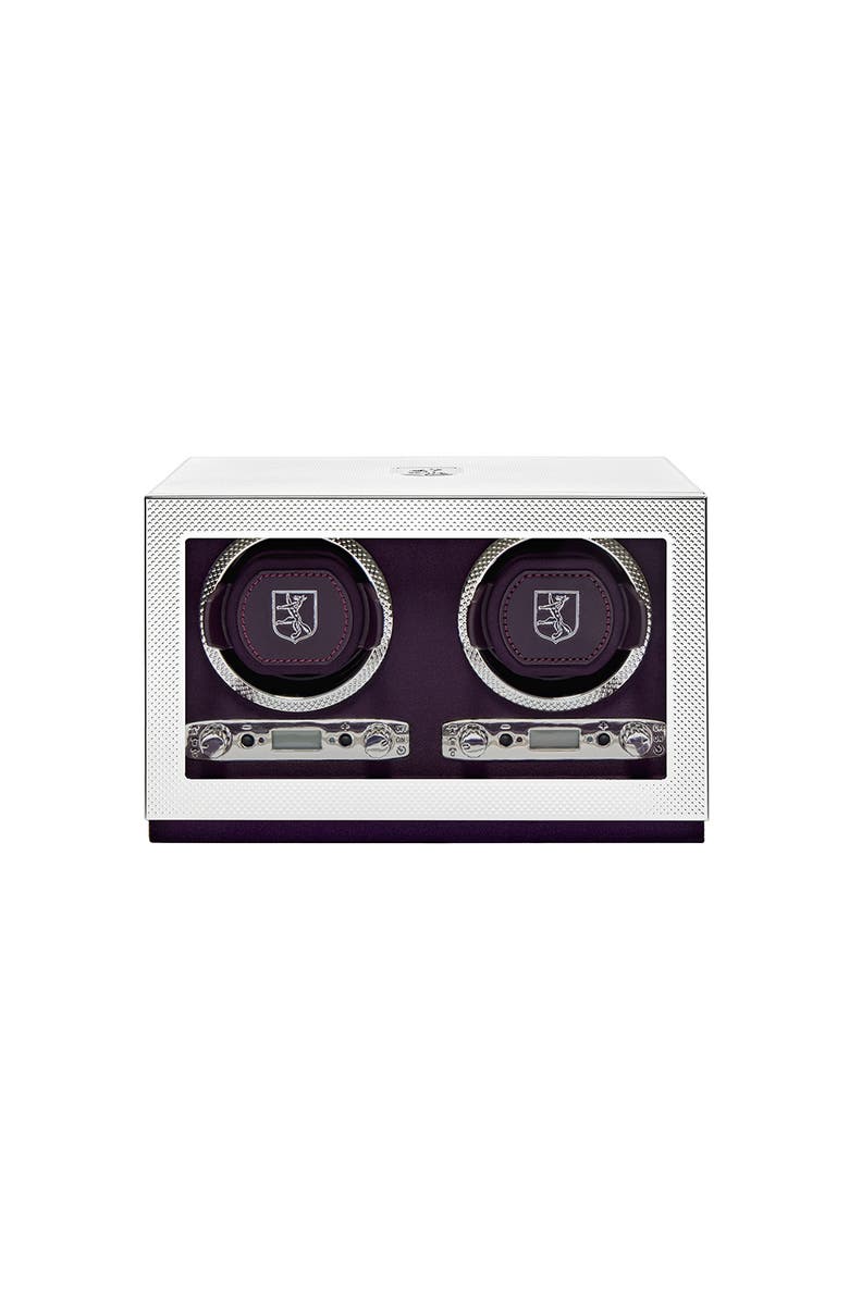 WOLF Silver Double Watch Winder, Main, color, Silver