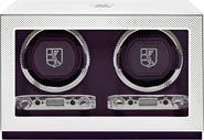 WOLF Silver Double Watch Winder
